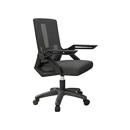 SHTFFW Lumbar Support Swivel Mesh Office Chair, Comfortable Ergonomic Desk Chair, Armrests and Height Adjustable, Tilt Function, Home and Office