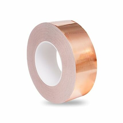 Slug & Snail Repellent Tape Heat Resistant Pest Repellent Tape Insect Deterrent Pet Friendly Adhesive Plants Copper Foil Barrier Tape Indoor Outd