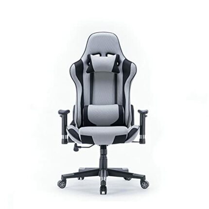FMXQYH Gaming Chair for Adults, Ergonomic Office Chair with Height Adjustable, Computer Chair Wear-resistant Stretch Cloth Material Can Be for Of