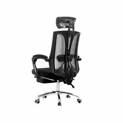 ZCMEB Mesh Office Chair Ergonomic Office Chair Computer Desk Chair, Mesh Seat and Back, Wide Headrest, Adjustable Lumbar Support and 3D Armrest (
