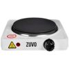 1500w Single Hot Plate - Ring Stove Hob - Portable & with Adjustable Thermostat - Cast Iron Heating Plate - Best for Cooking - Zuvo