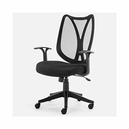 BZLSFHZ Desk Chair and Swivel Home Office Chair Mid Back with Lumbar Support Ergonomic Task Chair with Mesh Seat