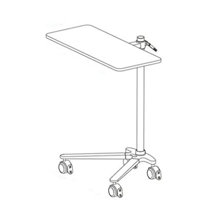 DLOETT Freely Movable Keyboard Tray Laptop Stand Height Adjustable Silent Pulley Movable Table Mouse Pad for Home and Office