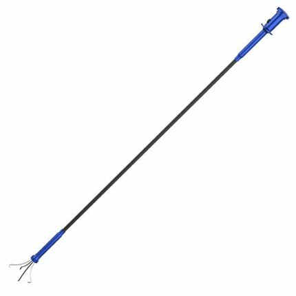 Housolution Grabber Tool Magnetic Four-claw Picker, Bendable Hose Reacher Pickup Sweeper with LED Lights, Flexible Long Handy Reaching Assist Too