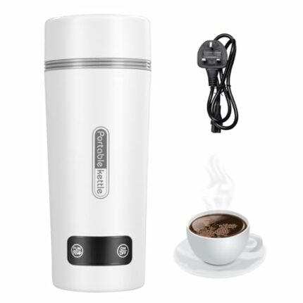 Travel Kettle Electric Small,350ml Electric Kettle in Automatic Shut off,304 Stainless Steel Inner Liner,Portable Electric Kettle,220V 300W Fast