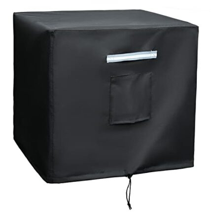TOHONFOO Keter City 30 Gallon Resin Deck Box Cover Waterproof Patio Storage Box Cover Outdoor Cushion Storage Box Cover- 23 x 18 x 22 Inch