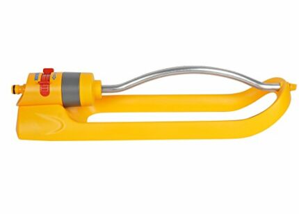 HOZELOCK - Rectangular Oscillating Sprinkler Plus 180 m² : Small-area Spray Sprinkler on Sled, Ideal for Lawns and Established Plants, Adjustable