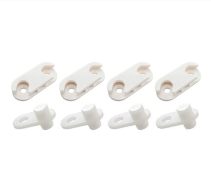 Spare Hardware Parts HEMNES Shoe Cabinet Parts Replacement for IKEA Part #110364 and #116713 (Pack of 4 Each)
