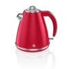 Swan SK19020BLN Retro Jug Kettle, Fast Boil, Easy Pour, 360 Degree Base, 1.5L, 3KW, Blue