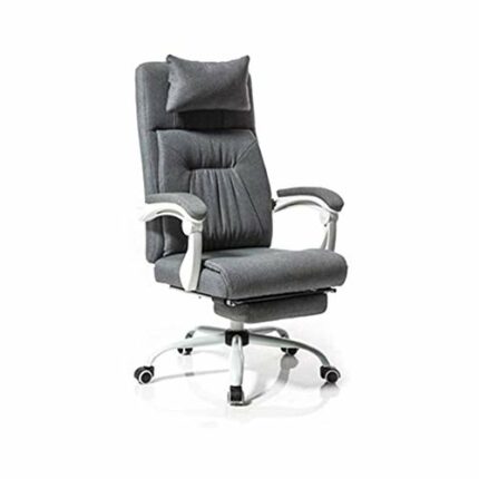 ZCMEB Reclining Office Desk Chair Adjustable High Back Ergonomic Computer Mesh Recliner Home Office Chairs with Footrest and Lumbar Support