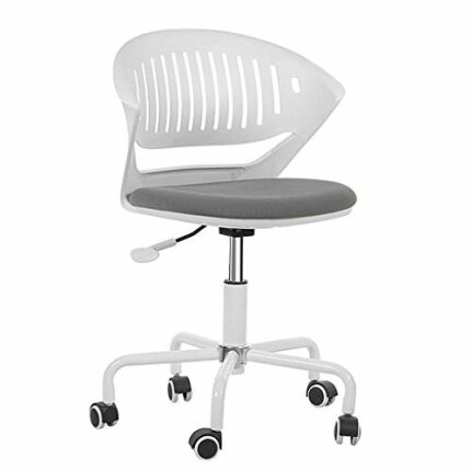 WALNUT Mid Back Mesh Office Computer Swivel Desk Task Chair, Ergonomic Mesh Chair,53x85cm (Color : Gray)