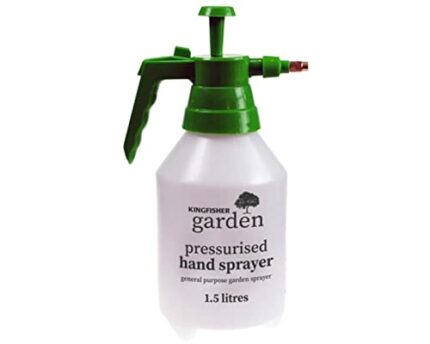 1.5L Garden Pressure Spray Bottle – Adjustable Pump Action Water Sprayer – Manual Chemical Resistant Portable Pressurised Hand Held Water Mister
