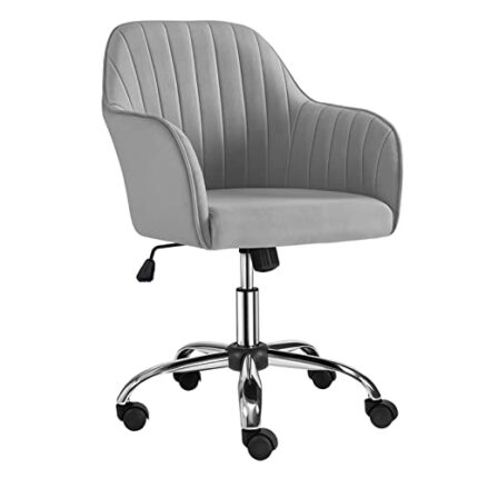 Ergonomic Office Chair Desk Office Chair for Home Office, Light Gray Conference Chairs (Color : D, Size : Light Grey)