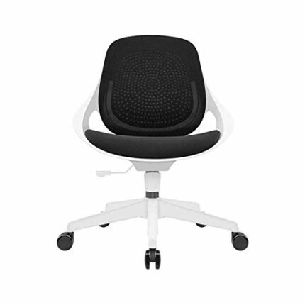 WALNUT Ergonomics Office Chair Comfortable Simple Computer Chair Dormitory Seat Study Swivel Chair (Color : Black)