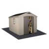 Outdoor Storage Shed Mat，Waterproof and Dustproof Outdoor Carport Mat—Backing Prevents Liquid Penetration，Soft Material, Patio Furniture Mat，Non-