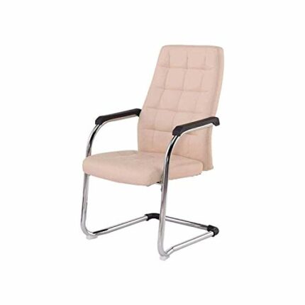 WALNUT Leisure Meeting Computer Chair Home Office Chair Ergonomic Chair Comfortable Bow Leather Chair Staff Chair (Color : Pink)