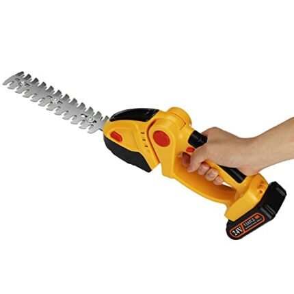 HXGLPSNG 2 in 1 Cordless Electric Hedge Trimmer, 24V 13000rpm Household Lawn Mower, Rechargeable Weeding Shear Pruning Mower Garden Tools