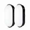 20W White Flush Wall Mounted Round Bulkhead LAMP, IP65, 1600Lm, 3000K Warm White, Perfect for Indoor, Outdoor, Bathroom, Hallway, Corridor, Utili