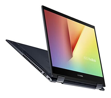 ASUS VivoBook Flip 14 Thin and Light 2-in-1 Laptop, 14” FHD Touch Display, AMD Ryzen 7 5700U, 8GB RAM, 512GB SSD, Stylus, Windows 10 Home, Finger