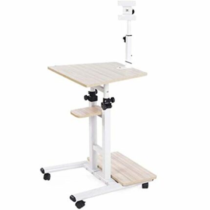 EYHLKM Practical Collapsible Computer Desk, Hangable Desktop Computer Desk, Home Standing Mobile Laptop Desk