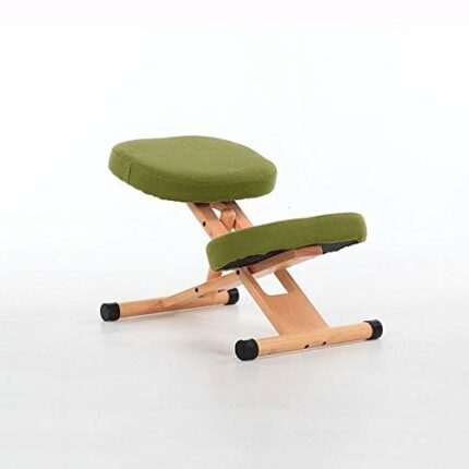 WALNUT Ergonomic Kneeling Chair Stool Wood Office Posture Support Furniture Ergonomic Wooden Chair Balancing Body Back Pain Knee Stool (Color : B