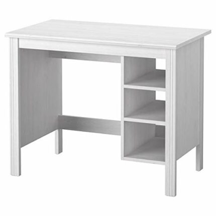 Tok Mark Traders BRUSALI Desk, white, 90x52 cm, durable and easy to care for. Desks for home. Desks & computer desks. Tables & desks. Furniture.
