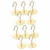PRETYZOOM 2 Sets Plant Hook Ceiling Wall Mount Hook Ceiling Anchor Hooks Outdoor Garland Hooks pots for Outdoor Plants Metal Clothes Rack Heavy D