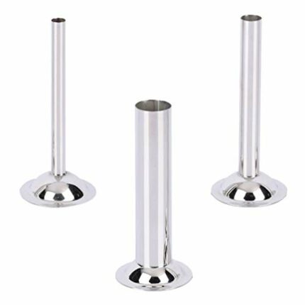 DOITOOL 3pcs Sausage Funnel Stuffer Stainless Steel Sausage Stuffing Tubes Sausage Filling Tool for Meat Grinder Food Grinder (Size 8)