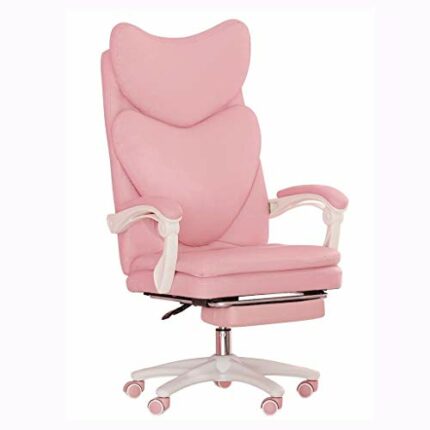 n/a Computer Chair Furniture/Home Office Furniture Pink Girl Leather Chair Office Boss Chair Comfortable Office Chair Sitting Chair for Sedentary