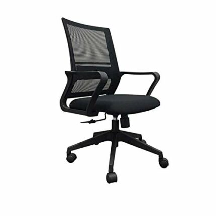 WALNUT Furniture High Back Black Mesh Executive Swivel Ergonomic Office Chair with Back Angle Adjustment