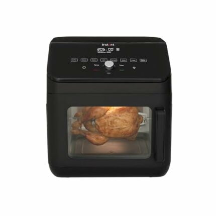 Instant Digital Large Air Fryer Oven with XXL Capacity and Easy to Use 9 Smart Programmes - Air Fry, Roast, Rotisserie, Grill, Bake, Toast, Rehea
