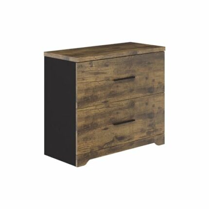 Panana 2-Drawer Wood Lateral File Cabinet, Filing Cabinets Anti-Tilt Mechanism for Home Office Storage Organization, Accommodates Letter/A4/Legal