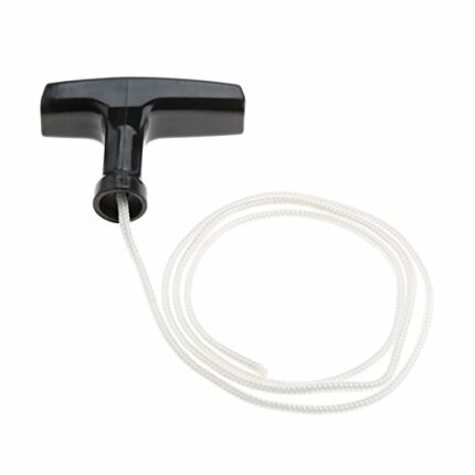 Hicello 1Pc Starter Pull Handle w/Cord Line Rope Mower Engine Petrol Universal Lawnmowe AE0576