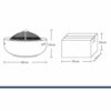 XJWWW-URG Fire Pit Outdoor BBQ Table Garden Firepit Wood Fireplace Heater Patio Deck Yard Suitable for Dining Party Camping and Garden Decoration