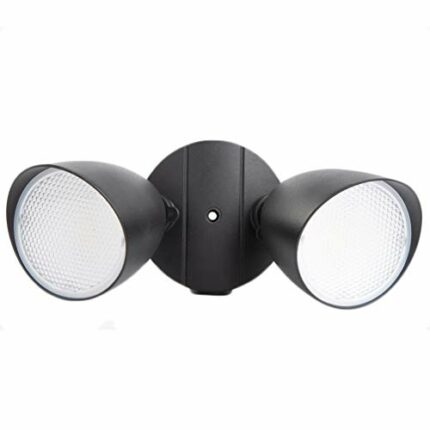 LUTEC 23.5W LED Dual-Head Floodlight Outdoor Wall Lights 1700 LM LED Integrated Waterproof Exterior Security Wall Light, Exterior for Patio, Gard
