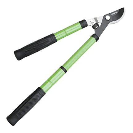 GARDENWORK Telescopic Loppers for Gardening,43-58cm Extendable Rubber Handles,Bypass Lopper with SK5 Alloy Blades,Tree loppers for Fruit Trees, B