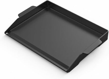 Onlyfire Cast Iron BBQ Griddle Plancha Non-Stick Grill Plate with Extra High Sidewalls for All Gas Grills and Gas Hob