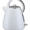 T4tec Quirky range British designed Fast Boil Kettle - White- TT - KT847UKWT