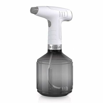 T TOVIA Plant Mister Spray Bottles Gardening, Automatic Electric Garden Sprayer Pump Spray Bottle 1 L, Battery Powered Weed Sprayers Fine Mist fo