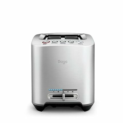 Sage BTA825UK the Smart Toaster 2 Slice Motorised Toaster - Brushed stainless steel