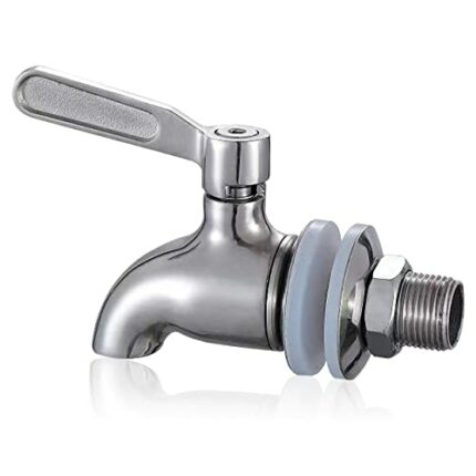 Stainless Steel Beverage Dispenser Tap Replacement - Drink Dispenser Tap Replacement - Leak-Proof Beer Tap with Quick Installation - Suitable for