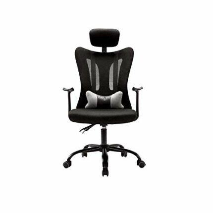 Ygqbgy Reclining Computer Chair Office Chair Mesh Rotating Chair Back Chair Stool Fashionable Simple Home
