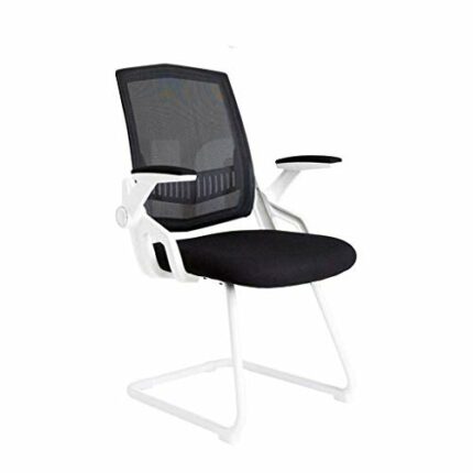 ygqbgy Furniture Mesh Side Reception Chair Office Chair Ergonomic Mesh Mid-Back Computer Desk Chair