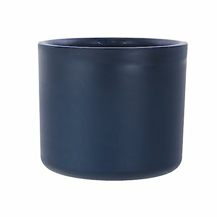 Gardenesque Ecomade Reclaimed Ocean Waste Planter | Dark Blue | Eco-Friendly Plant Pot | UK Made | Reclaimed Waste | Lightweight | Indoor & Outdo
