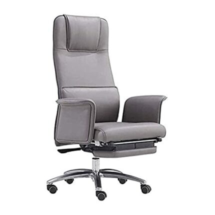 YT.JYUERI Relax Comfortably Safe Leather Office Chair with Armrest High Back Classic 360 Degrees Rotation Adjustable Height Executive Chair Compu