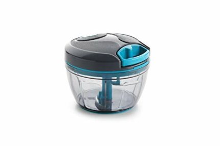 Manual Food Chopper – Manual Food Processor – Pull Cord Manual Chopper – Manual Vegetable Chopper with Varying Chopping Sizes – Hand Food Chopper