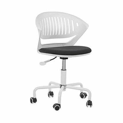 WALNUT Mid Back Mesh Office Computer Swivel Desk Task Chair, Ergonomic Mesh Chair,53x85cm (Color : Black)