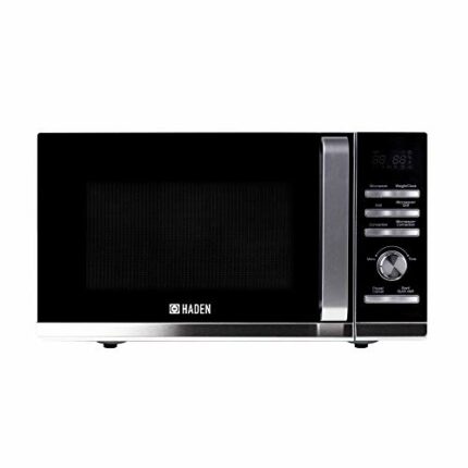 Haden Microwave Combination Oven – Convection Oven & Grill, 900W, 25L, Silver Combi Microwave - 8 Auto Cook Programs - 5 Power Levels - Child Loc