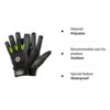 1X Pair Ejendals Tegera 517 Insulated Waterproof lined Work Gloves Winter Cold Store Freezer Outdoor Gloves (Small)