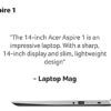 Acer Aspire 1 A114-33 14 inch Laptop - (Intel Celeron N4020, 4GB, 64GB, Full HD Display, Microsoft Office 365, Windows 10 in S Mode, Silver)